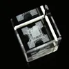 Supprise Girl Boy Friend Birthday Presents 3D Eiffel Tower Crystal Cube with LED Light base Home Decoration Crfat Status 2