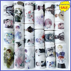 Bande washi en papier avec dégagement, pour scrapbooking, garçons modernes, à la mode 