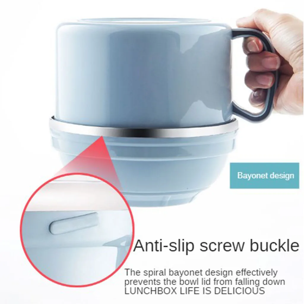 Large Fast Food Cup Double Insulation Lunch Container Large Noodles Bowl