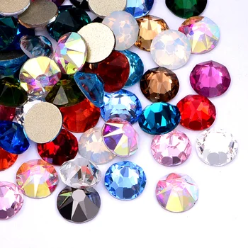 

Top Quality SS30 288pcs 16 Cuts Facets Non Hot Fix Rhinestones Flatback Glass Rhinestones Strass for DIY Decoration B1273
