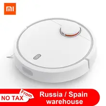 Оригинальный робот-пылесос Xiaomi MI Роботизированный умный планируемый Тип Wi-Fi приложение для управления автоматической зарядкой LDS сканиров...(China)