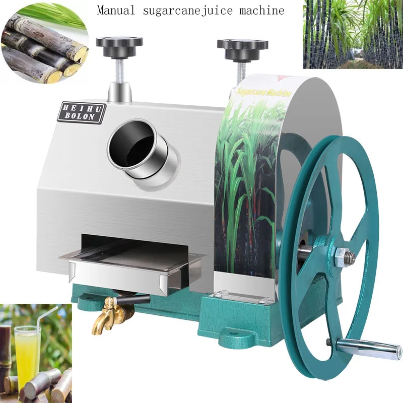 

Stainless Steel Manual Sugarcane Juicer Commercial Houseld Extractor Sugar Cane Juice Machine