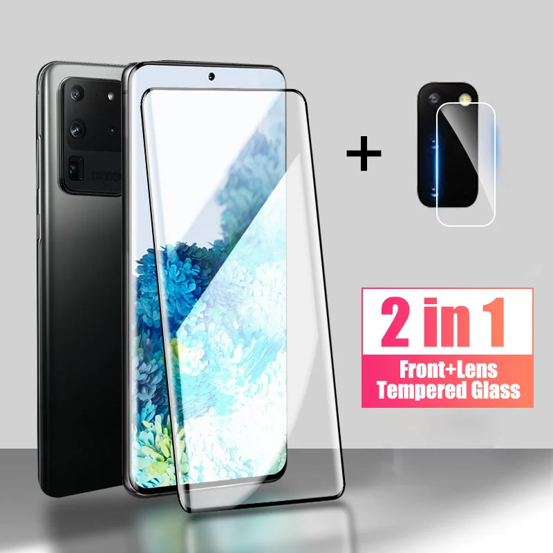 Закаленное стекло для Samsung Galaxy Note 20 Ultra S20 10 PLus 8 9 S10 S8 S9 S10e полное покрытие защита
