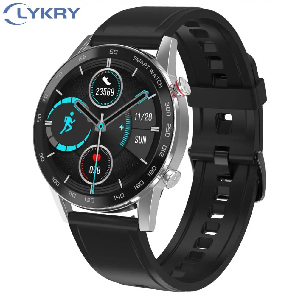 LYKRY IP68 Водонепроницаемые Смарт часы DT95 с Bluetooth и функцией звонка 360*360 HD IPS экран