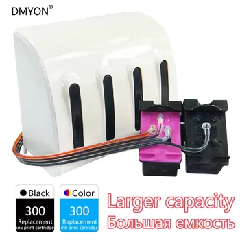 

DMYON Compatible for Hp 300 Continuous Ink Supply System F2400 F2410 F2418 F2420 F2423 F2430 F2440 F2476 Printer Ink Cartridge
