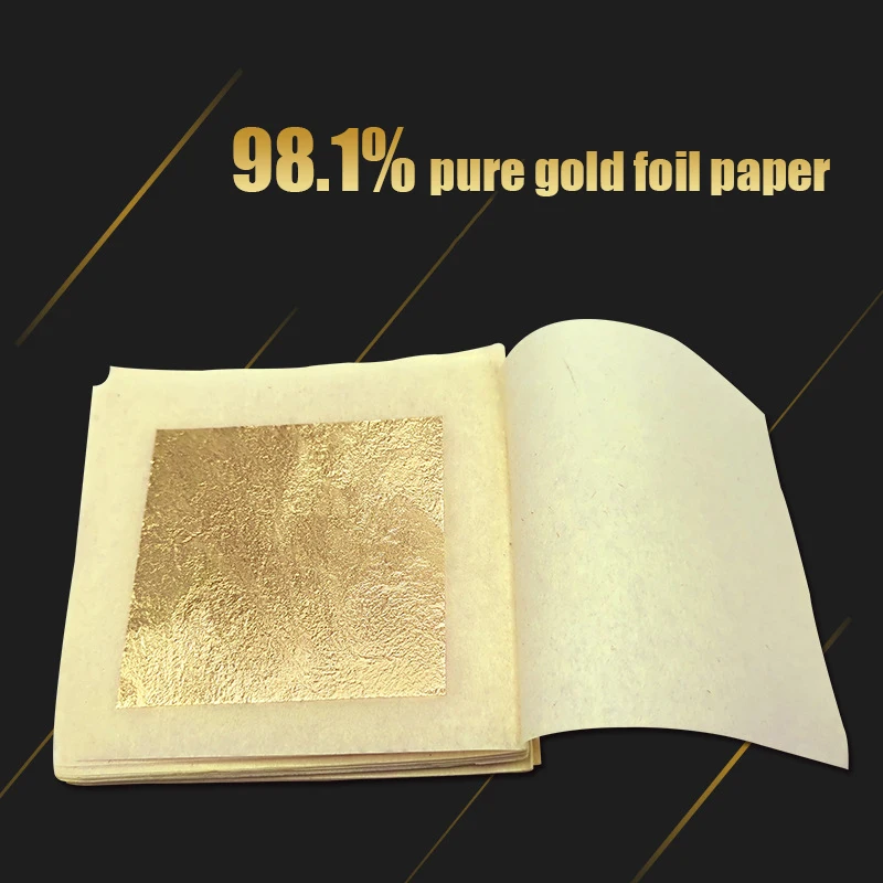 Briartw 100 vellen lichtgoud hete folie papier, 20x29cm Toner Reactieve Folie Hot Stamping Folie Papier door Laserprinter en Laminator voor Scrapbooking Craft Kaarten DIY Album Decoratie