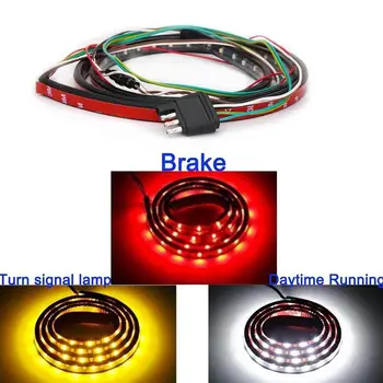 

60/48Inch Flexible LED Truck Tailgate Light Strip DRL Stop Lamp Turn Signal
