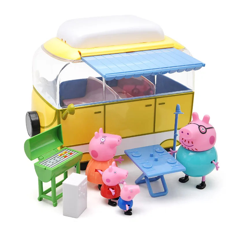 12 25 шт. Peppa Pig классная площадка музыкальная вилла сад роскошный дом обеденный автомобиль сцена экшн-игрушки Фигурки игра игрушка подарок - Цвет: 12