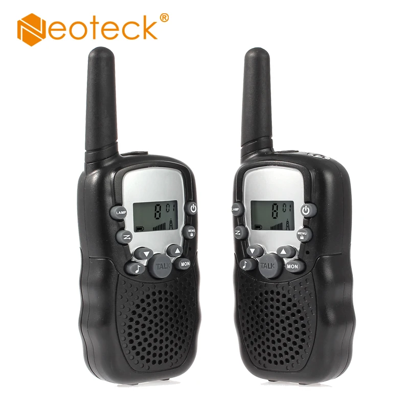 

Neoteck UHF 446MHz 2 Pcs Auto Multi Channels Wireless Walkie Talkie Two-Way Radios 3km Long Range For Children Gifts