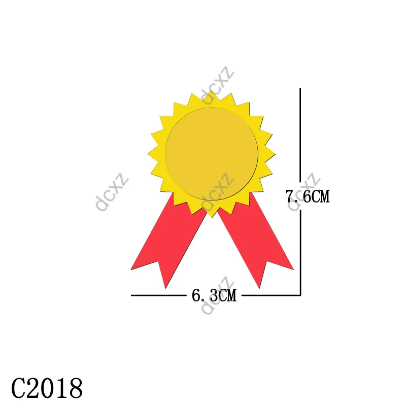 

New Medal Wooden die Scrapbooking C2018 Cutting Dies