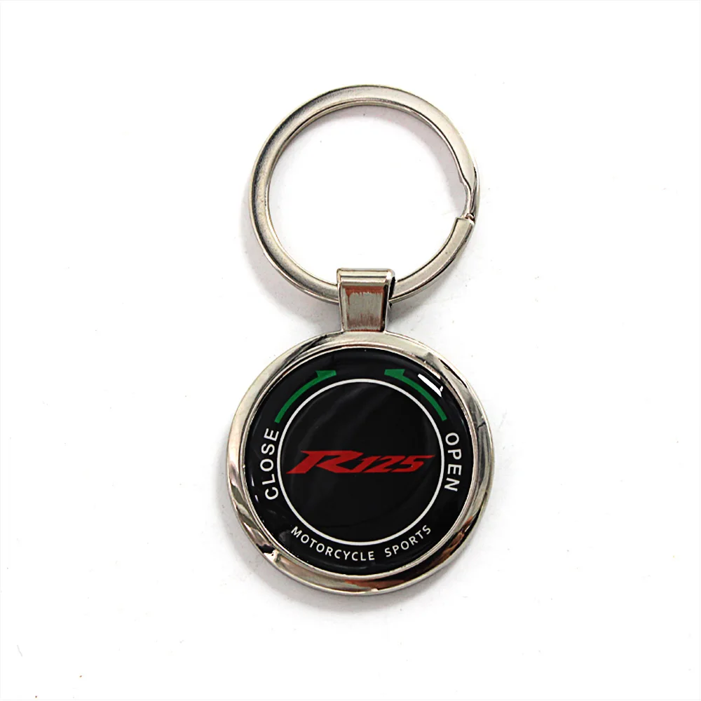 

Motorcycle keychain key Ring with logo for Yamaha R125 YZF R125 YZFR125