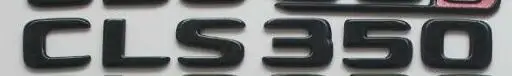 Черный глянец эмблемы для Mercedes W218 CLS63 CLS63s AMG CLS350 CLS400 CLS500 - Цвет: Gloss Black