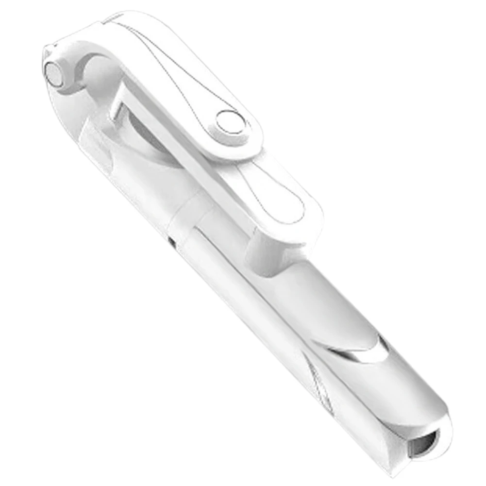 White Bluetooth селфи палка штатив 4в1 селфи палка с беспроводным пультом дистанционного управления и штатив - Цвет: White