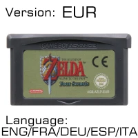 Four Swords EUR 32 бит видеоигры картридж Консоли Карты для nintendo GBA The Legend of Zeld серии майншап оракул возрастов сезонов - Цвет: Four Swords EUR