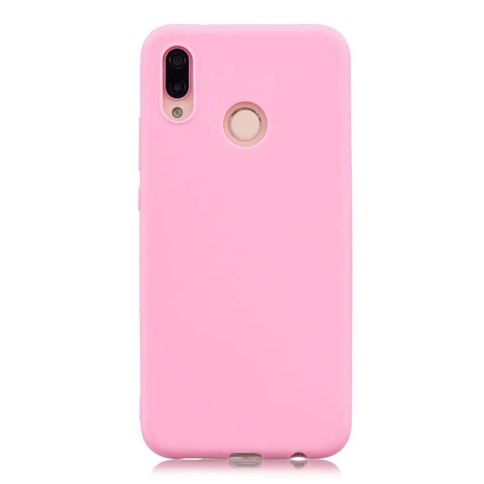 Candy color Case For Huawei P20 P30 Lite Mate 20 Pro Y6 Y9 P Smart Y5 Cover On Honor 20 8X 10 9 lite Huawei P20 lite Case