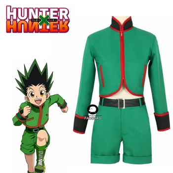 

Hunter X Hunter Cosplay Costume Gon Freecss Custom-made Retail/Wholesale Halloween Christmas uniform halloween costume outfit