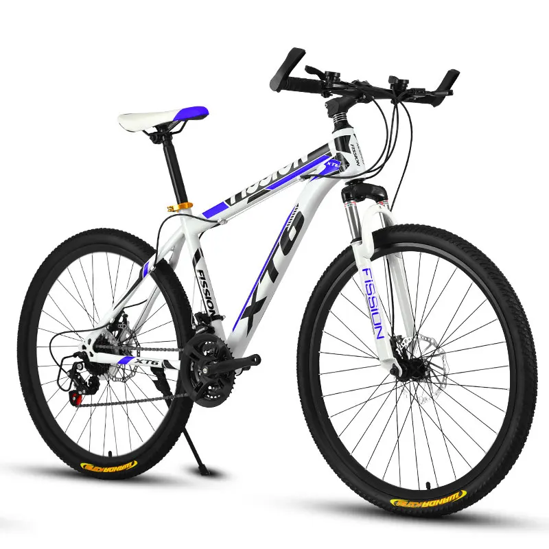 Mountain Bike Variable Speed Variable Speed Shock Absorption Double Disc Brakes Men and Women Bicycle Student Adult