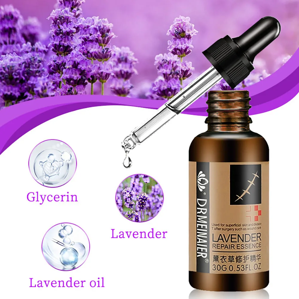 Lavender Repair Essence 30ml Face Moisturizing Brighten Skin Tones