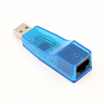 

2 PCS Ethernet External USB to Lan RJ45 Network Card Adapter 10/100Mbps for Tablet Universal Serial Bus Interface RJ45 Connector