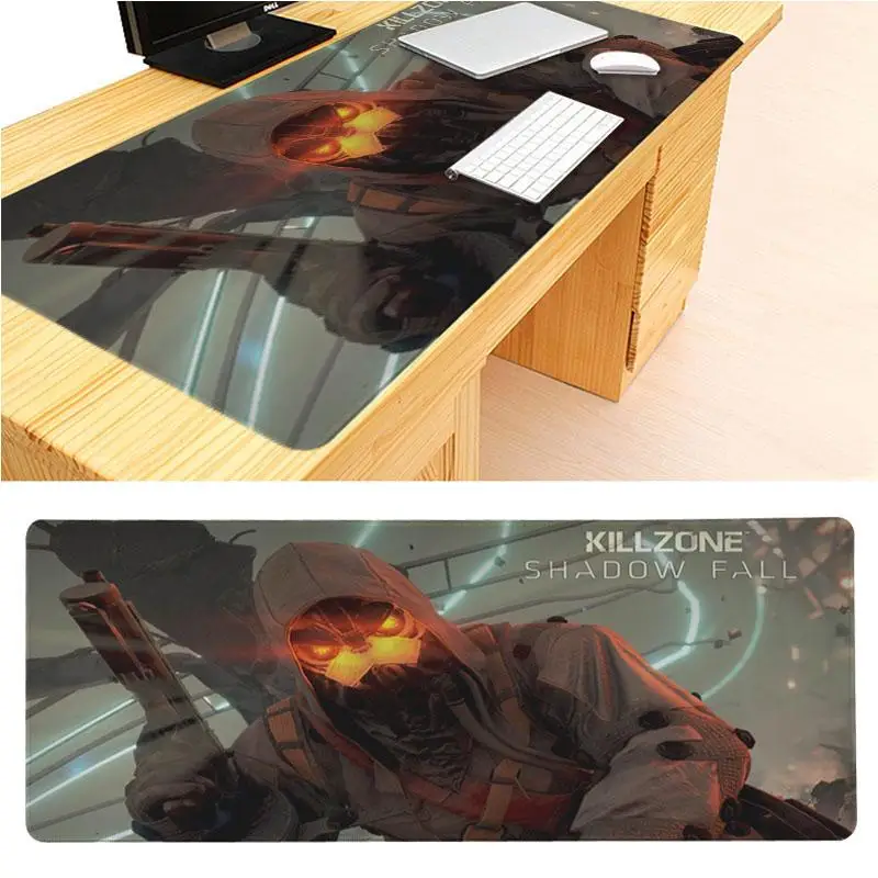 Большой коврик для мыши с принтом Killzone, компьютерный коврик для ПК, размер 300x800x2 мм и 300x900x2 мм, длинный игровой коврик для мыши - Цвет: 300x800x3mm