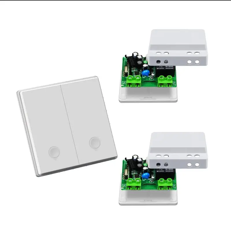 433mhz RF wireless lighting remote control switch AC110V 120V 220V receiver transmitter Self-generating cable-free power | Электроника