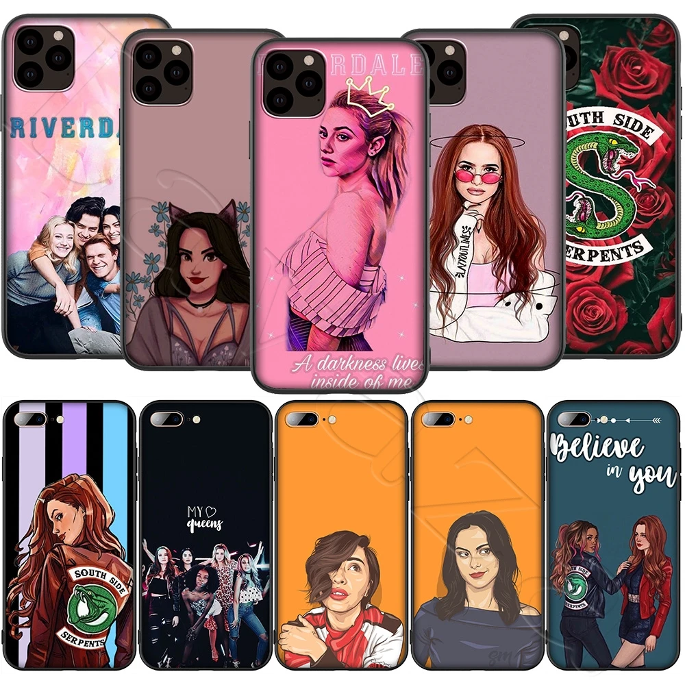 Lavaza American TV Riverdale Silicone Soft Case for iPhone 12 Mini 11 Pro XS Max XR X 8 7 6 6S Plus 5 5S SE | Мобильные телефоны и