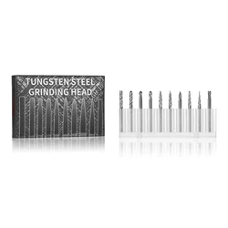 DSPIAE Tungsten Steel Grinding Head Set GH-10 For ES-P Military Model Making Tool Assembly Retrofit Gundam Hobby DIY