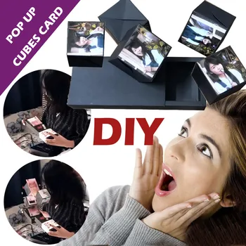 

Creative DIY Photo Album Birthday Gift Artifact Explosion For Anniversary Scrapbook Surprise Party's Bouncing Box Gifts New