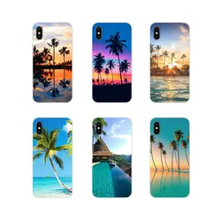Летняя Пляжная сцена на закате на море Пальма чехол для телефона сумка для samsung A10 A30 A40 A50 A60 A70 Galaxy S2 Note 2 3 большое ядро Prime