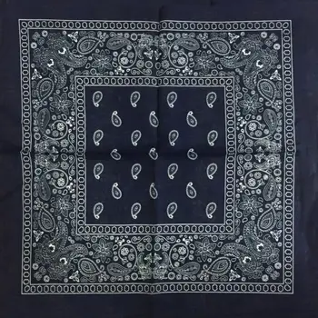 

Japanese Harajuku Cotton Bandana Headwrap Men Women Retro Geometric Paisley Floral Print Square Scarf Hip Hop Dancing Hairband