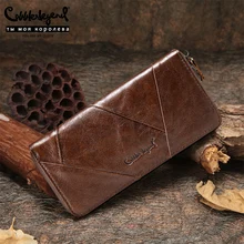 Cobbler Legend новые ретро трендовые женские кошельки для леди из натуральной кожи тонкий клатч кошелек для девочек длинные кошельки для карт и монет Cobbler Legend новые ретро трендовые женские кошельки для леди из натуральной кожи тонкий клатч кошелек для девочек длинные кошельки для карт и монет