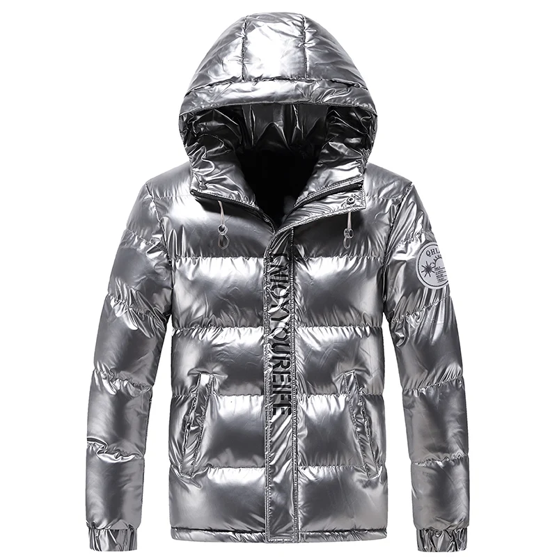 Jacket Streetwear | Silver Men's Jackets | Men's Winter