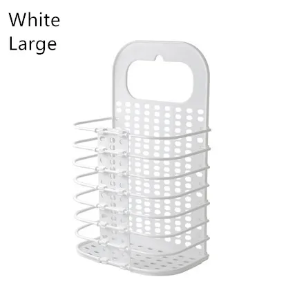 White Large Baffect Складная Прачечная Корзина пластиковые настенные грязная одежда корзина для хранения Органайзер для белья Прачечная Корзина - Цвет: White Large