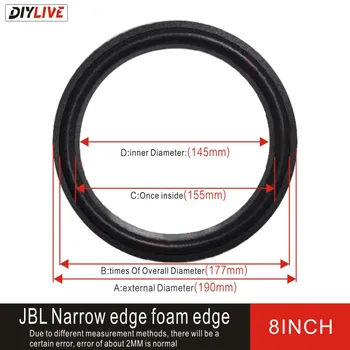 

DIYLIVE 6.5-8-inch subwoofer speaker repair accessories foam edge folding ring subwoofer (155 ~ 205mm)
