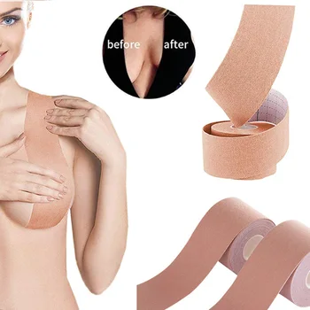 

Body Adhesive Bra Women DIY Breast Lift Tape Push Up Sticky Bra Lift Up Boob Tape Bralette