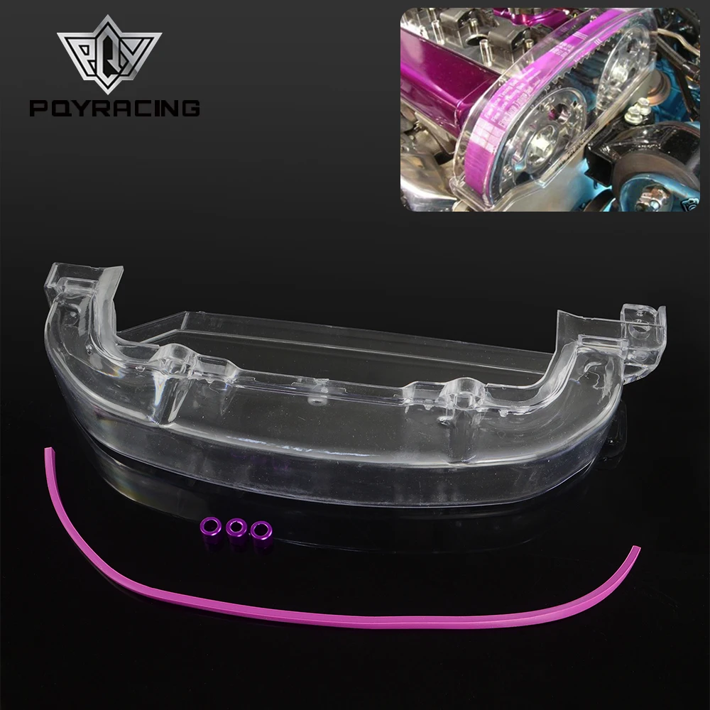 Single Clean Cam Pulley Cover For Mitsubishi Lancer 4G63 Clear Cam Cover Pulley Cover WX-CTB01-MB