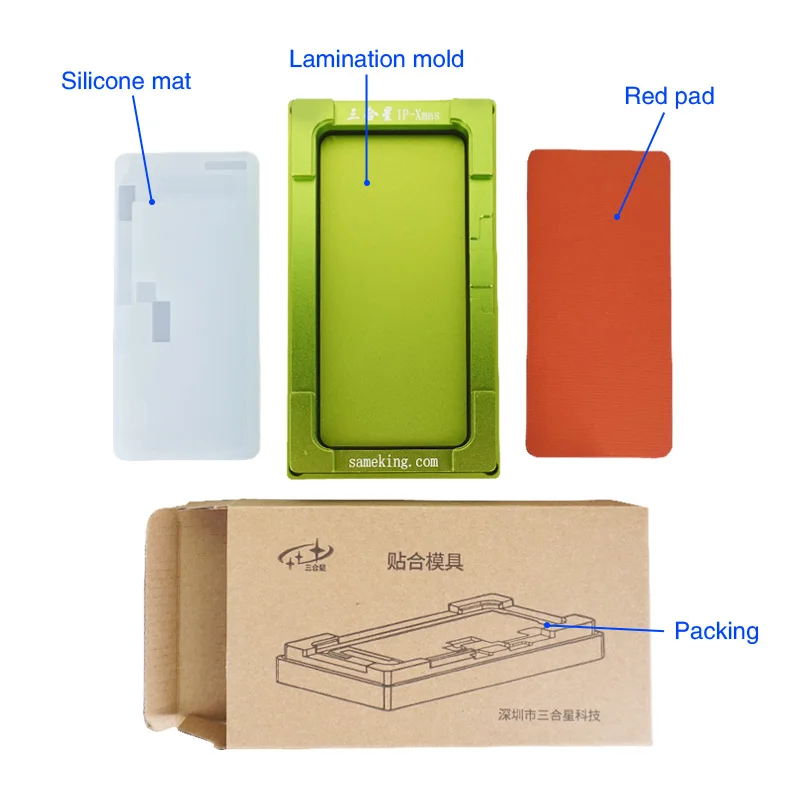 for ipxs max Все в одном lcd oca ламинированная форма для iphone11 pro sameking зеленая ламинированная форма - Цвет: for ipxs max
