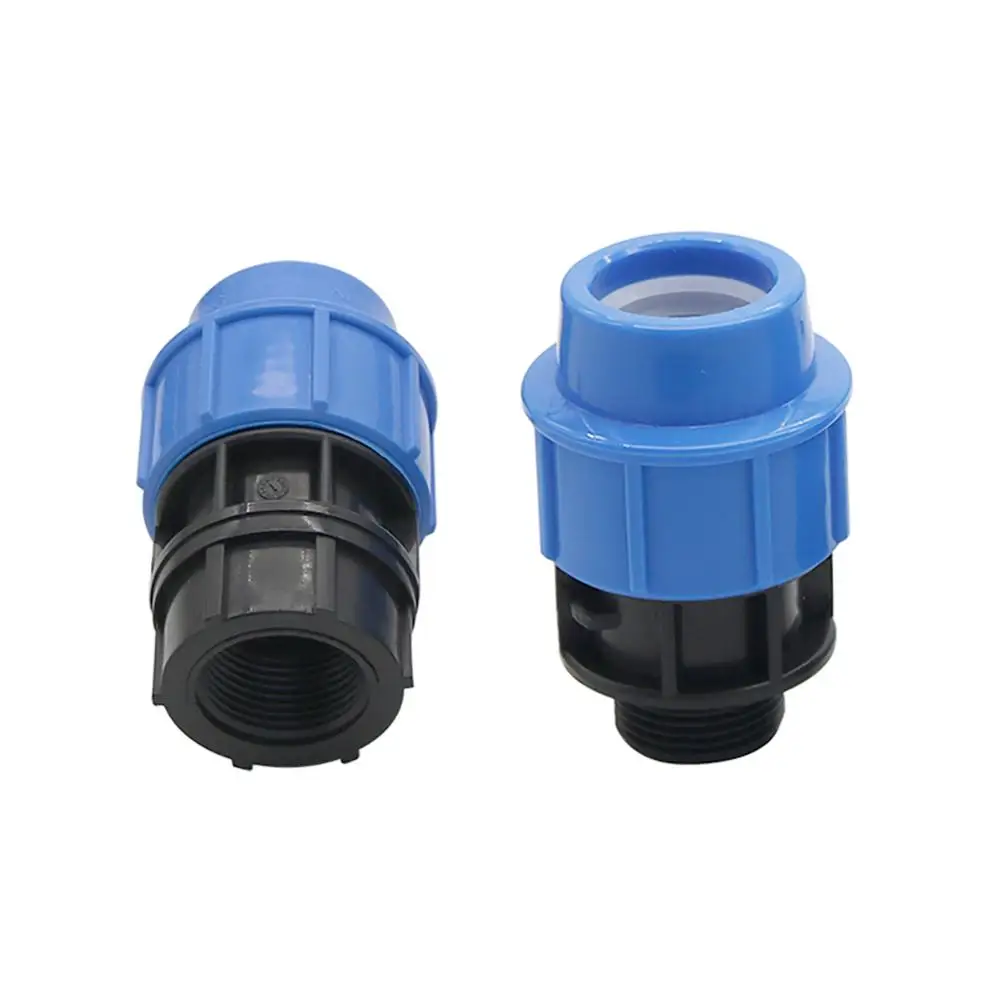 

Inner diameter 32mm to 1" Internal/External Thread PE Straight Connector Garden Irrigation System Pipe Connection Quick Joint