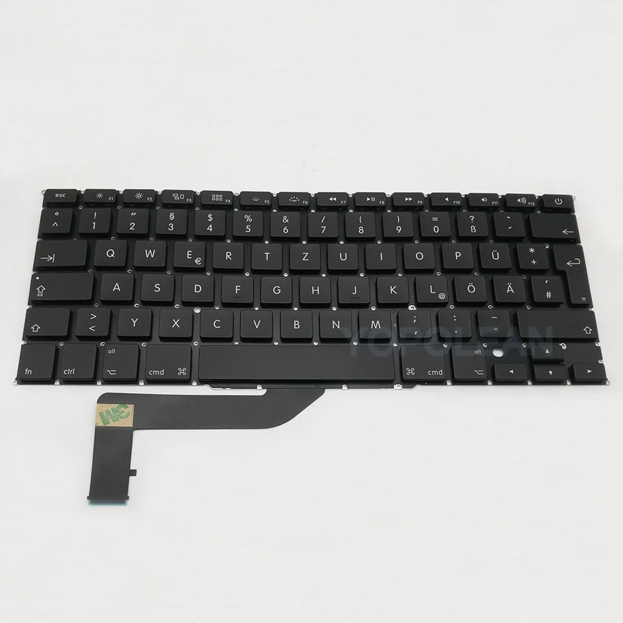 Новая европейская немецкая клавиатура для Macbook Pro Retina 15 &quotA1398 2012 2013 2014 2015