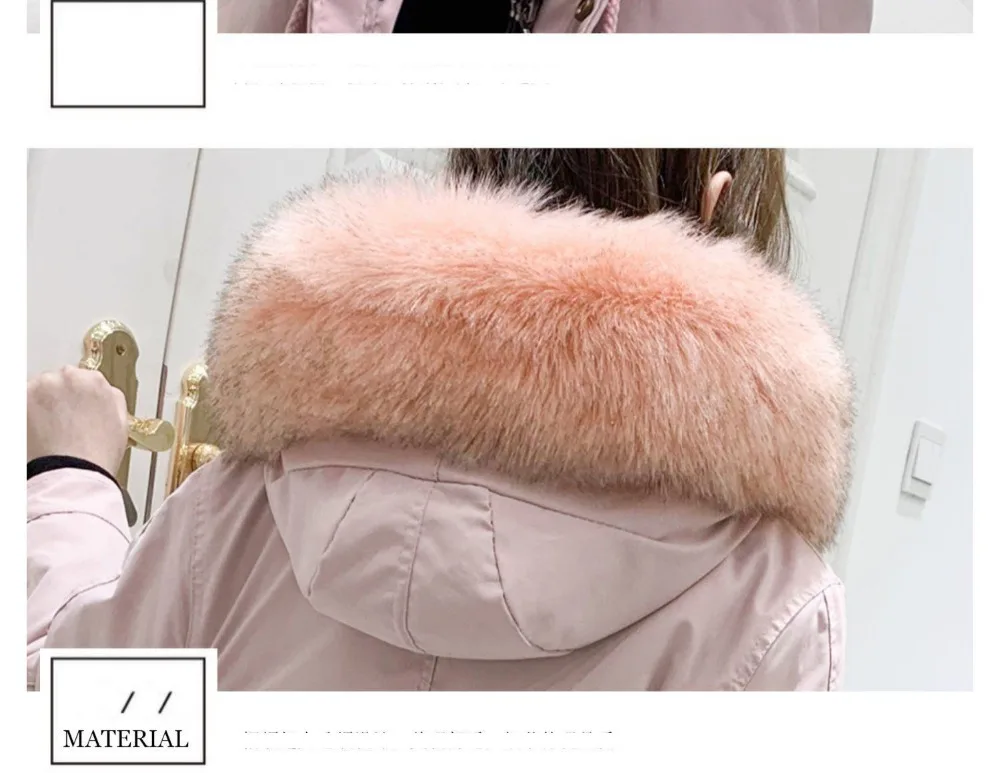 Winter CHildren Girls Faux Fur Liner Parkas Kids Girls Thick Warm Hooded Detachable Jacket Teenage Fashion Long Outwear K39