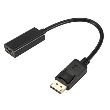 

Dp to Hdmi Adapter Cable Dp to Hdmi Big Dp to Hdmi Adapter Computer to Tv 2K*4K Perfect Lossless Signal Plug and Play Male-male
