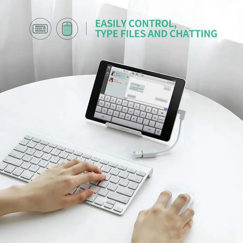 Угловой OTG кабель типа C, создание кабеля(1 упаковка) USB C Male to USB 2,0 A Female OTG(On-The-Go) кабель, 12 см/белый