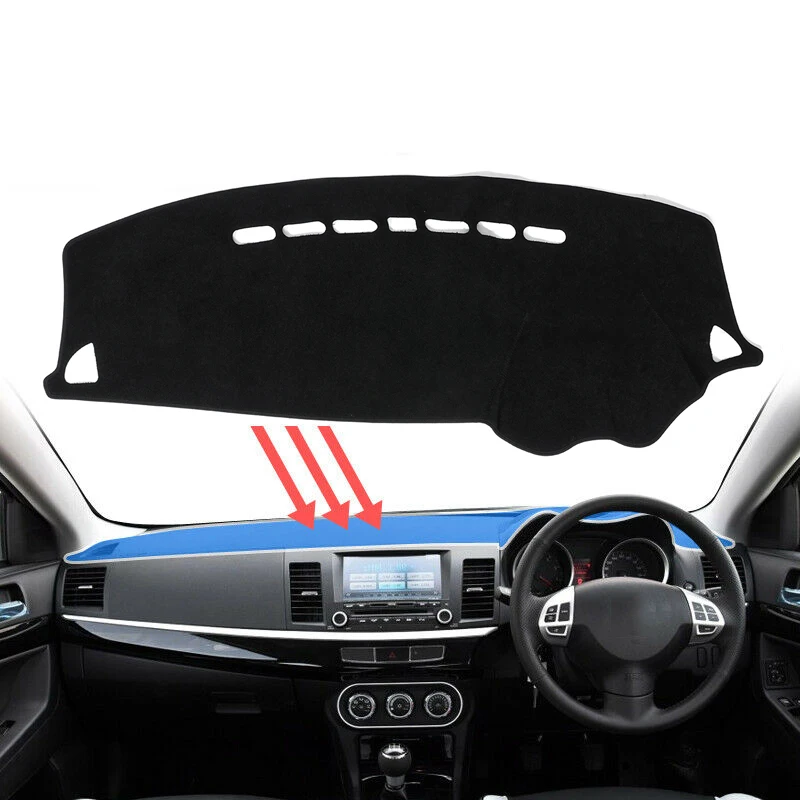Коврик покрытие для приборной панели ковровое покрытие для Mitsubishi Lancer 2008~ крышка приборной панели Пылезащитная функция фильтрации Водонепроницаемый Защита УФ