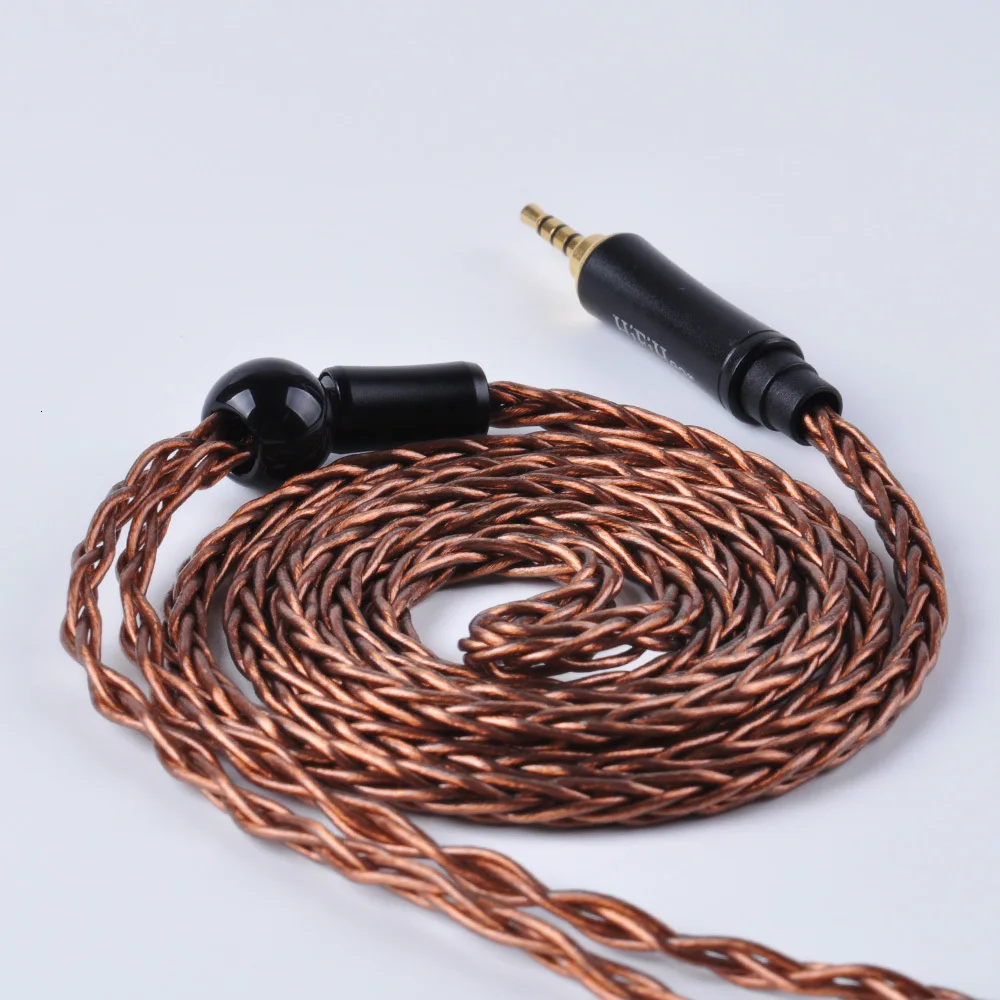 HiFiHear 8 Core с серебряным покрытием Модернизированный кабель 2,5/3,5/4,4 мм балансный кабель с MMCX/2pin разъем для HQ8 HQ12 ZS10 ZS6 AS10