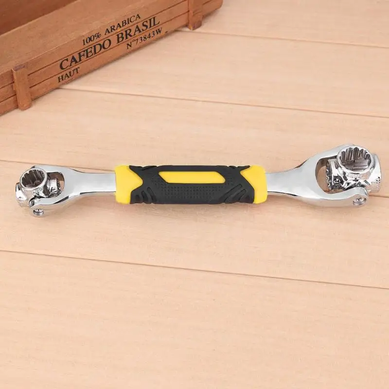 Herramientas de mano Llave 48 en 1 en un z/ócalo funciona con pernos estriados Tornillo de pie de todos los tama/ños Llave inglesa