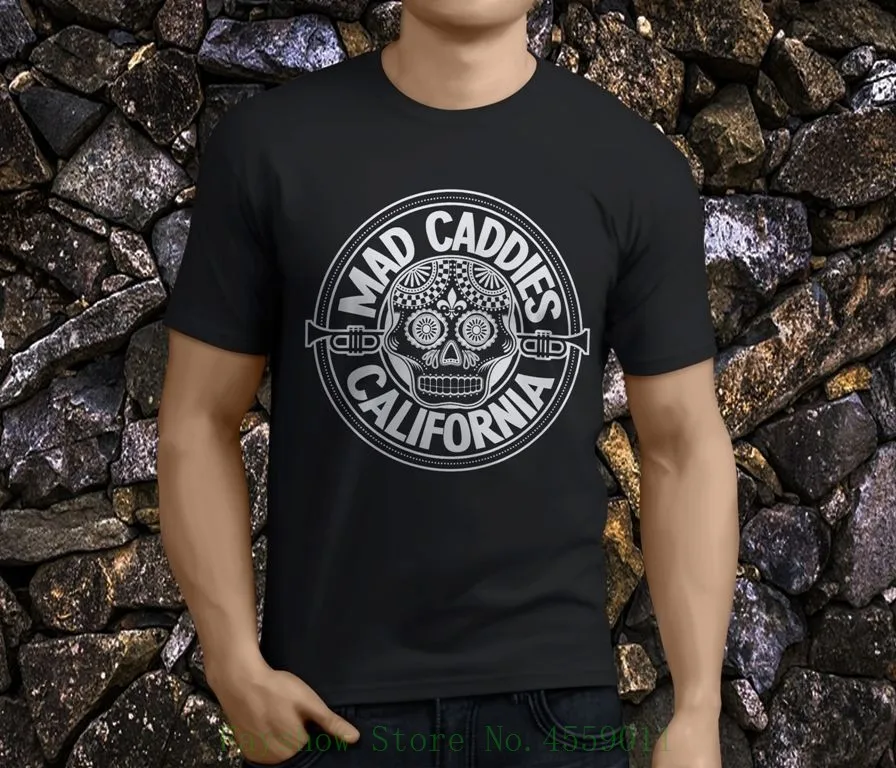 The Mad Caddies СКА панк группа Чак Robertson мужские черные футболки размер S 3Xl хипстерская