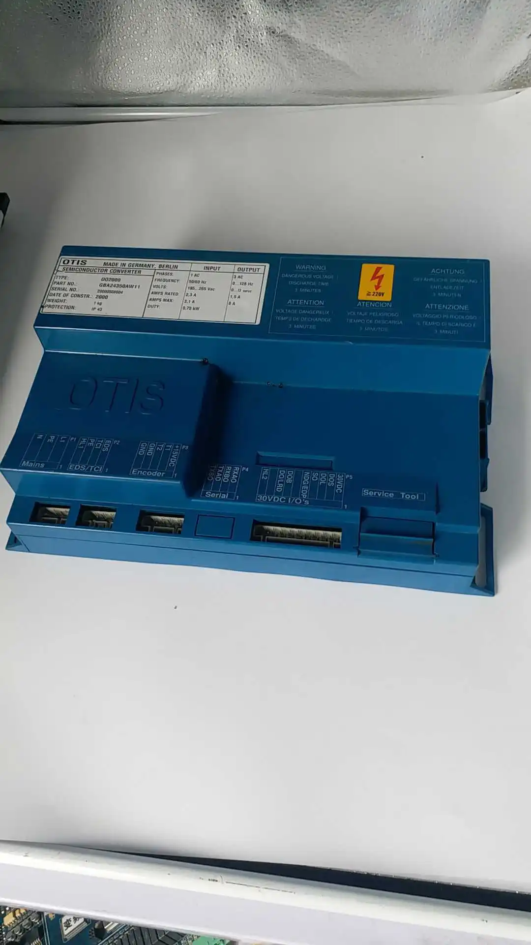 

GBA24350AW11 синий Лифт DO2000 DCSS-IV дверной блок контроллера GBA24353F1