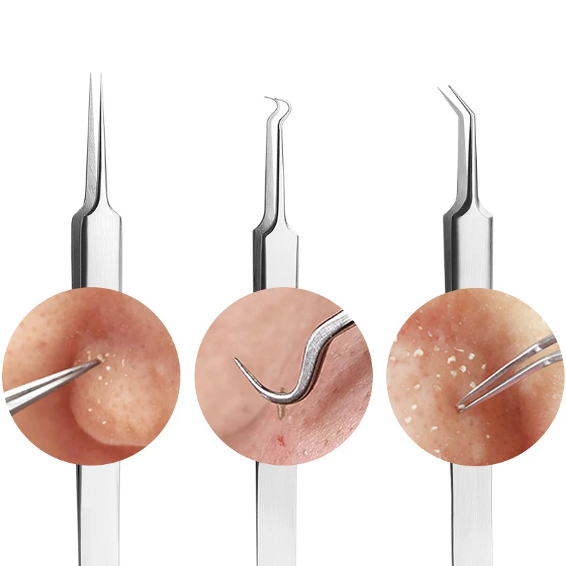 Blackhead Remover Acne Pimple Patch Extractor Acne Black Head Blemish Remover Ance Needles Pore Cleaner Face Skin Care Tools