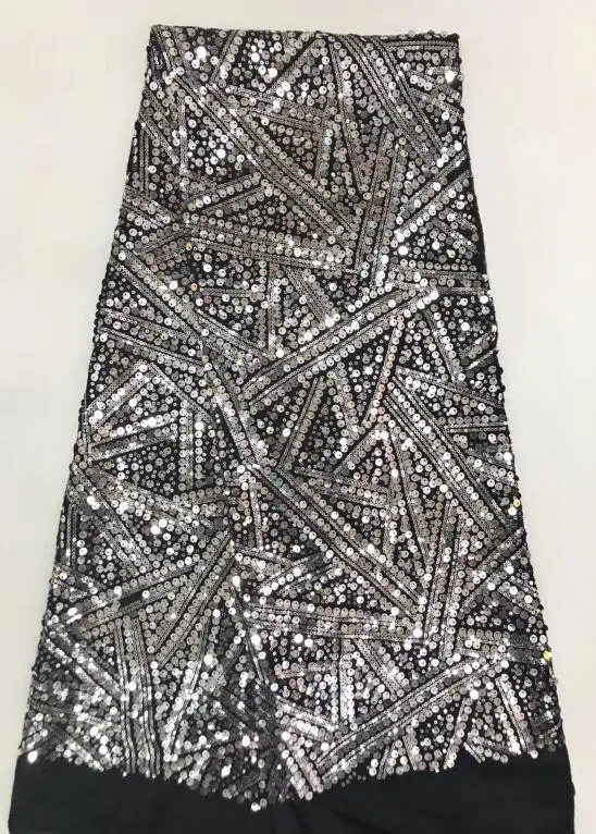 

High quality Sequins African Tulle lace fabric JIANXI.C-99917 New Design French Mesh Lace wedding African Sequins lace fabric
