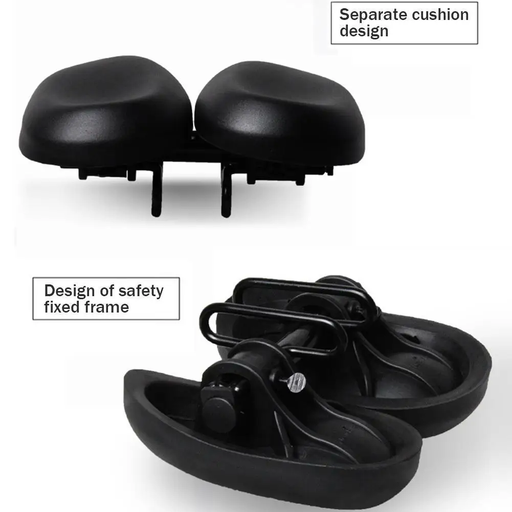 Bicycle Cushion Pad Wide Easyseat Comfortable Dual pad Seat Bike Bike